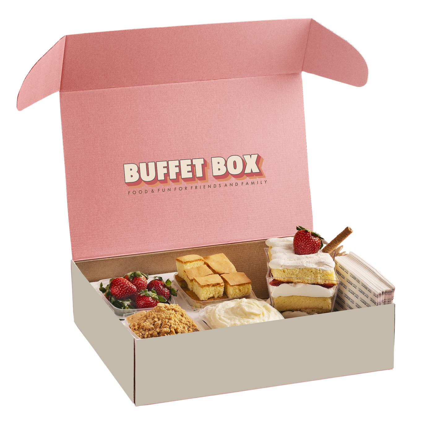 Strawberry Short Cake Box